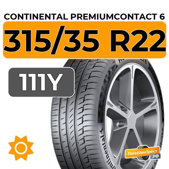 Continental PremiumContact 6 315/35 R22 111Y XL