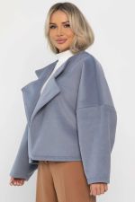 Пальто укороченное Хайт (джинс) Б14338-7М LT Collection
