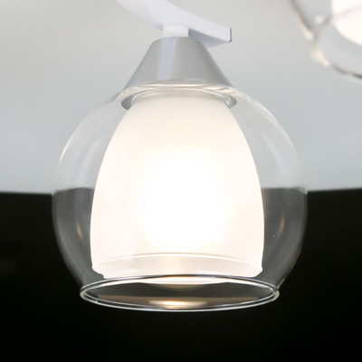 Citilux Кристи CL152150 Люстра потолочная Белая Хром