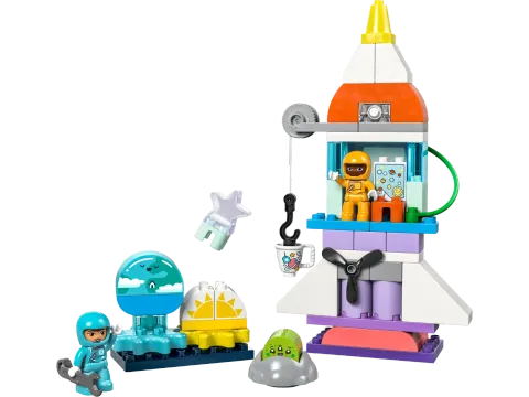 Конструктор LEGO Duplo 10422 Приключение на космическом шаттле, 3в1
