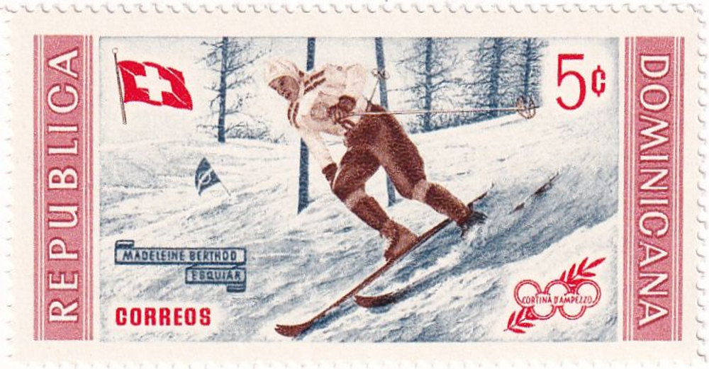 25 почтовых марок, Доминиканская республика, 1940-1950-е годы, Олимпиада, спорт, природа