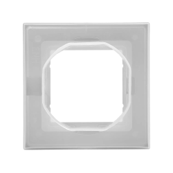 ATLASDESIGN AQUA 1-постовая РАМКА, IP44, БЕЛЫЙ