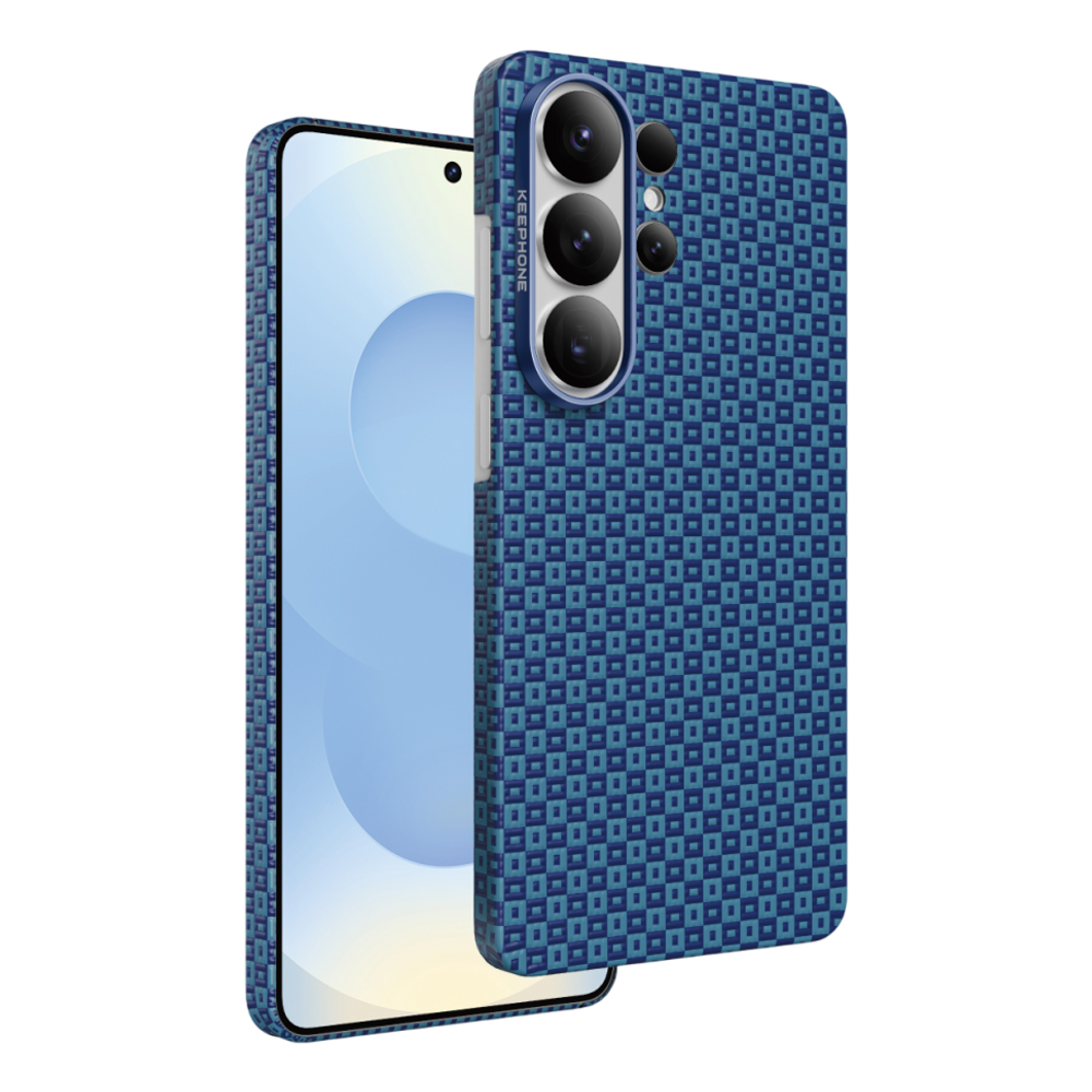 Накладка для Samsung Galaxy S26 Ultra Keephone Kevlar Ankora MagSnap синий