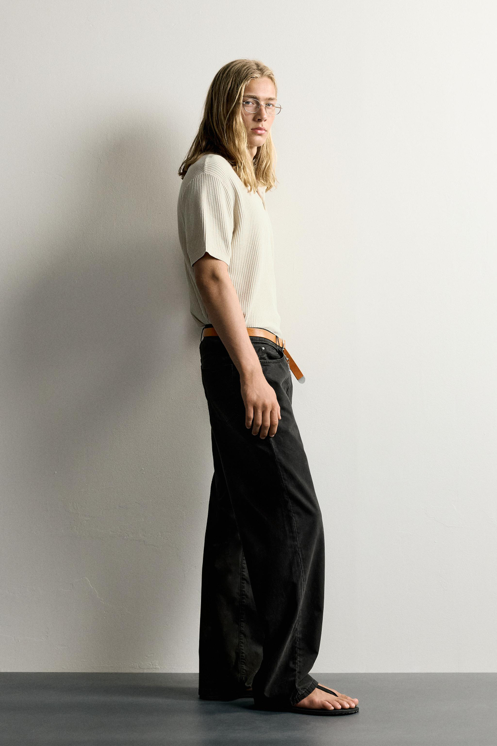 БРЮКИ STRAIGHT FIT ИЗ ЛИОЦЕЛЛА И ХЛОПКА — ZARA