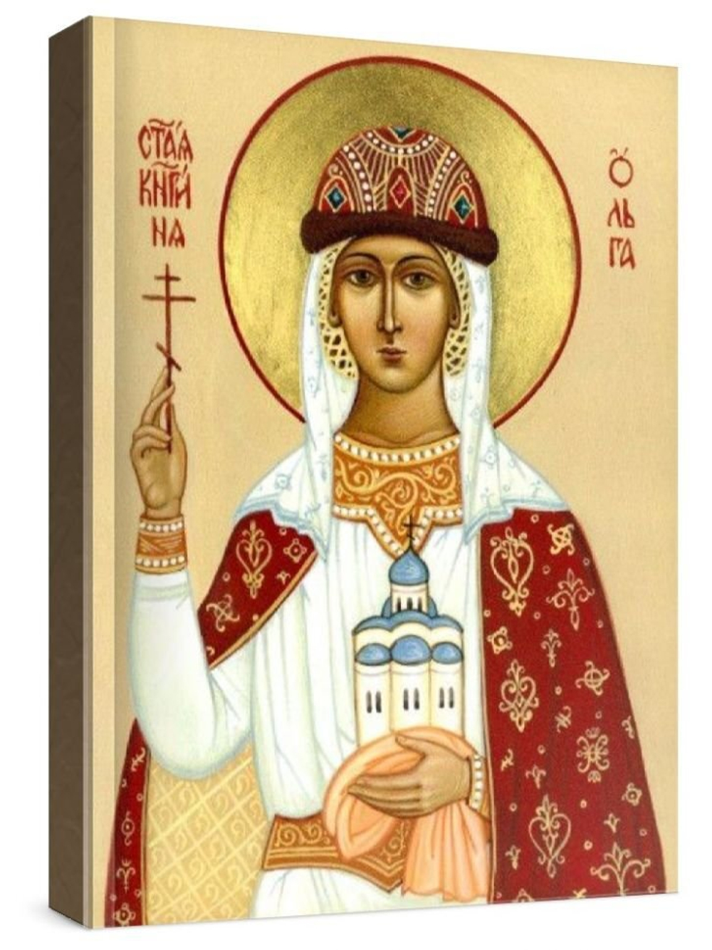 Ольга, княгиня (рукописная икона)