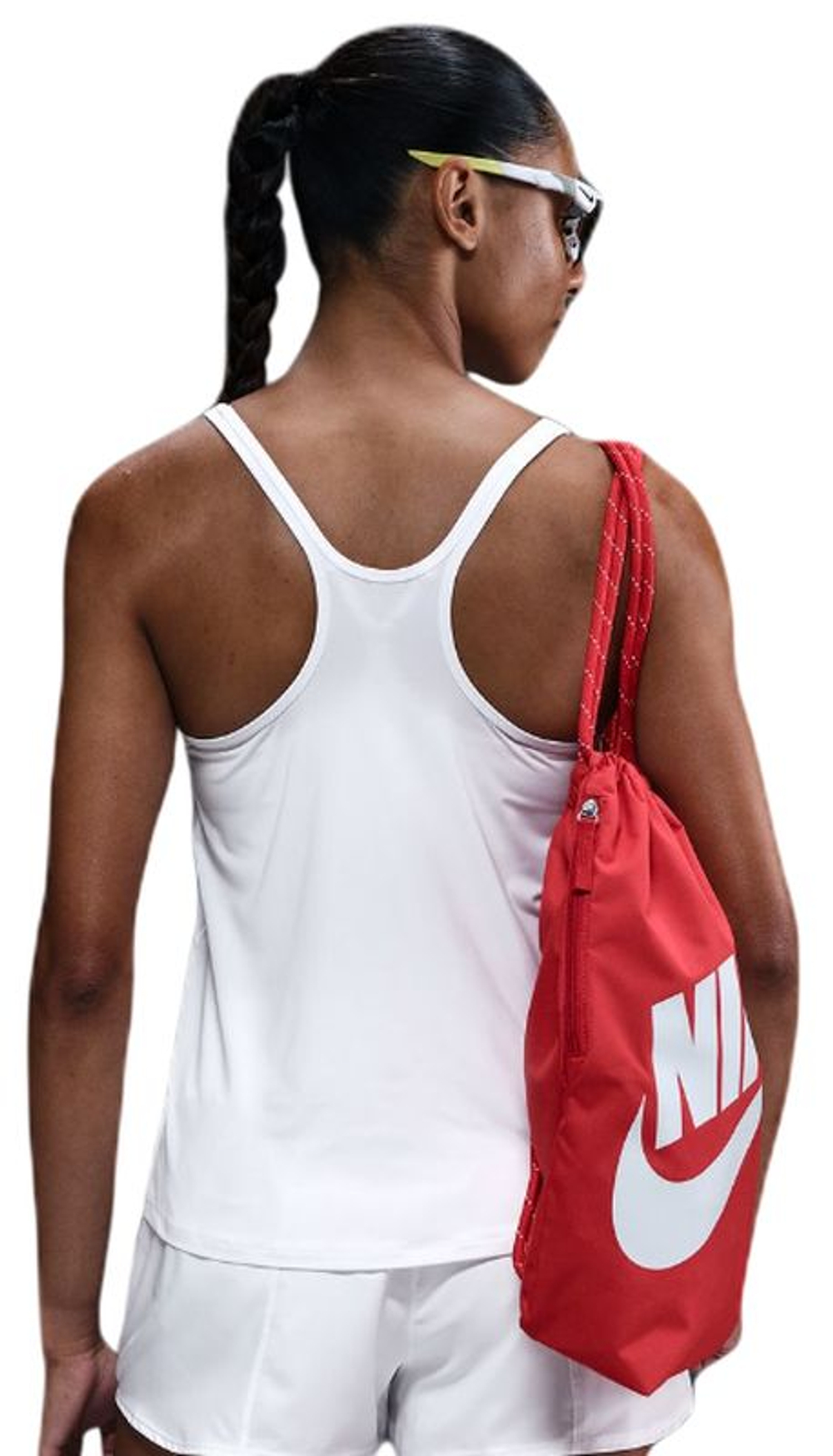 Женский теннисный топ Nike One Classic Dri-Fit Tank - white/black