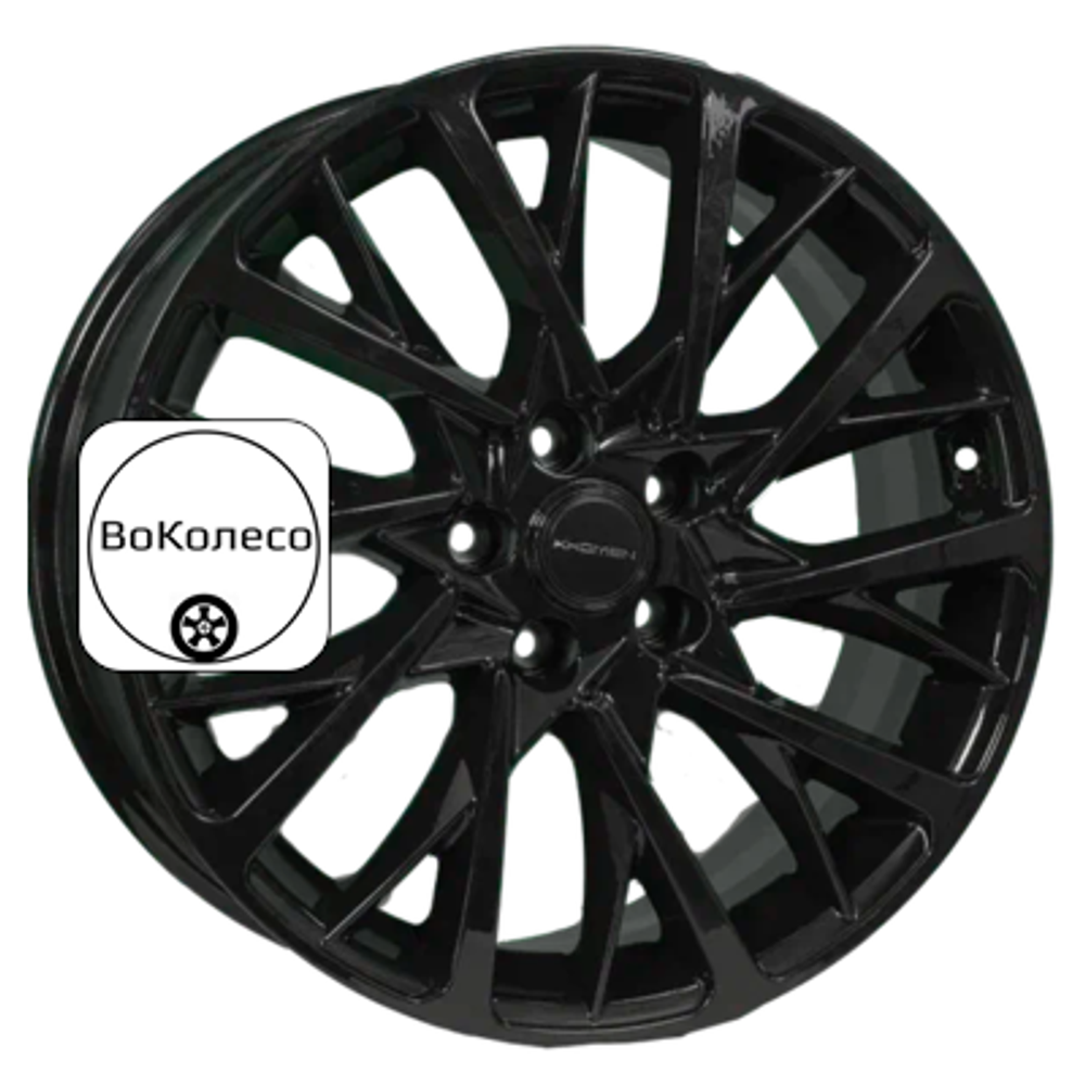 7,5x18/5x108 ET40 D54,1 KHW1804 (Jac/Москвич 3) Black Khomen Wheels