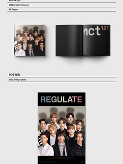 Альбом NCT 127 - NCT #127 Regulate 1st Repackage Album Full Cover SET