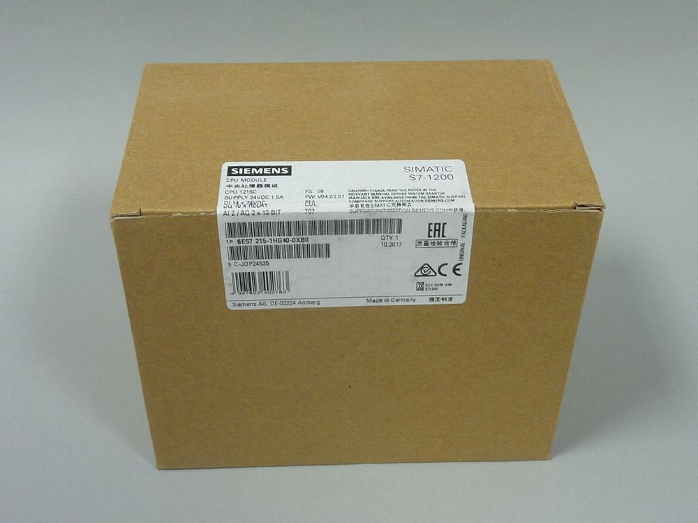 Новый SIEMENS 6ES7215-1HG40-0XB0 Новый SIEMENS 6ES7215-1HG40-0XB0