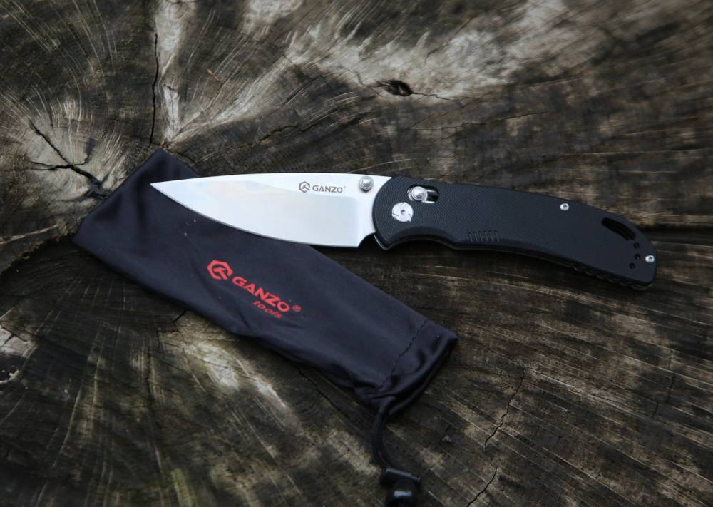 Нож Ganzo G7531 черный, G7531-BK