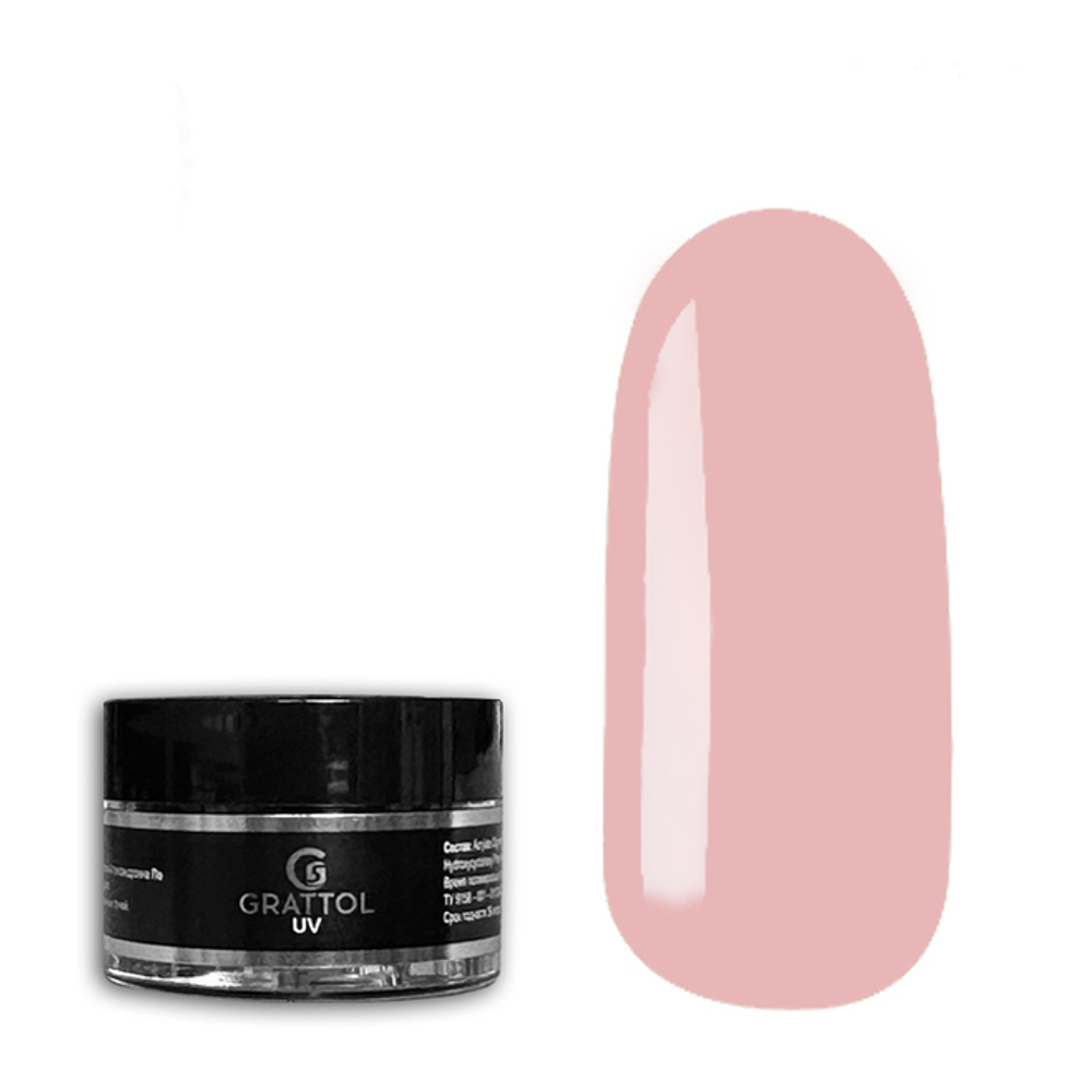 Grattol Camouflage Gel Iron 03 - Гель камуфлирующий, 15 мл