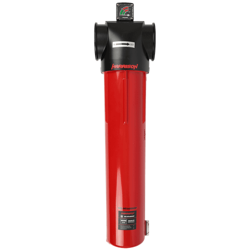 HRS-MFD48000IF Фильтр магистральный 0,01 мкм с дифференциальным манометром, 48000 л/мин, 12 бар, G 3", остаточное содержание масла: 0,001 мг/м3