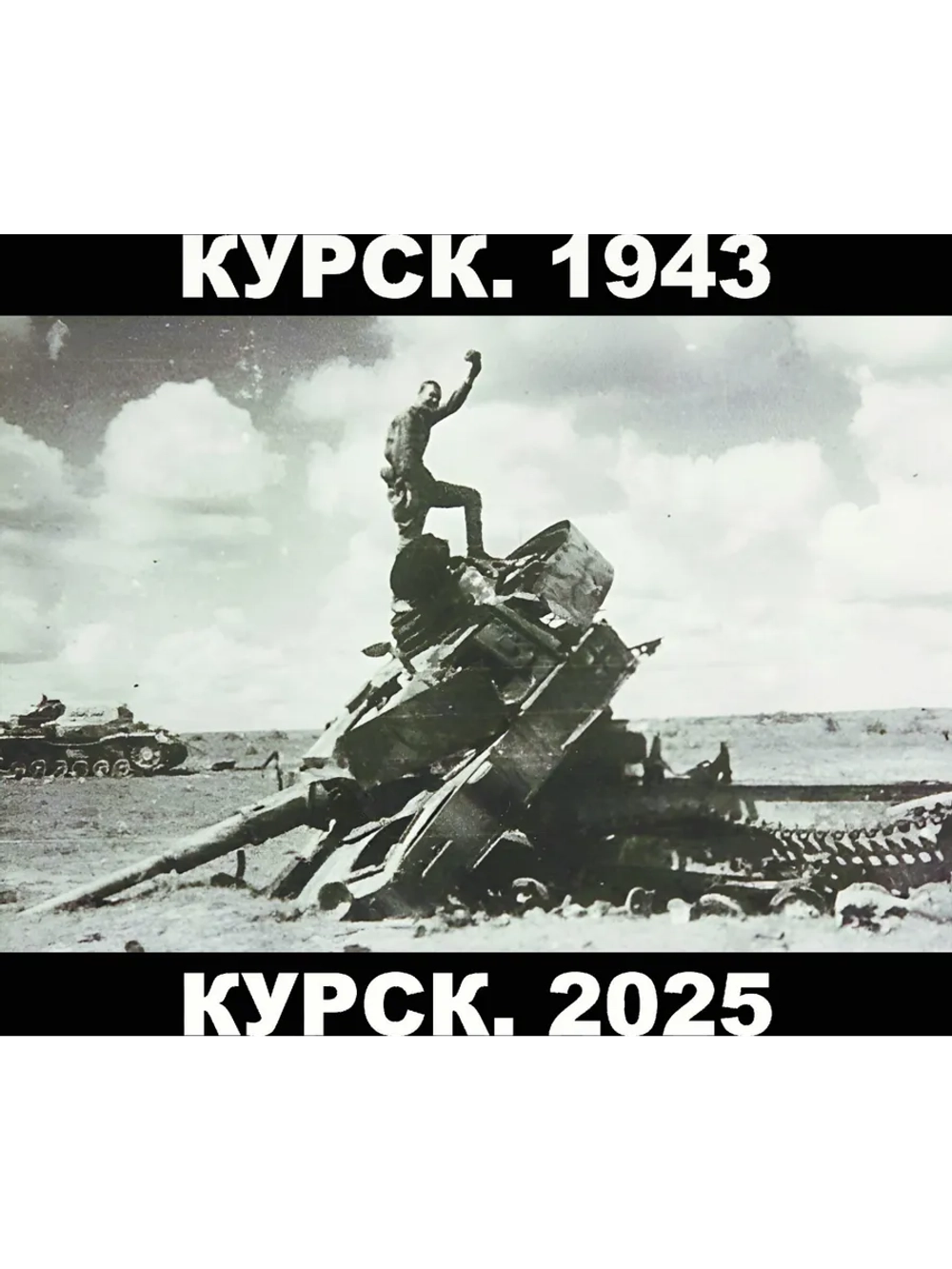 Футболка хлопковая Курск 1943-2025