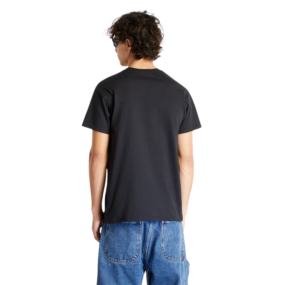 Поло Thrasher LITTLE GONZ EMBROIDERED BLACK