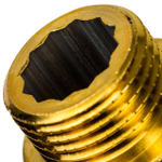 Удлинитель резьбовой STOUT SFT 0001 - 1/2" длина 15 мм (ВР/НР, латунь без покрытия)