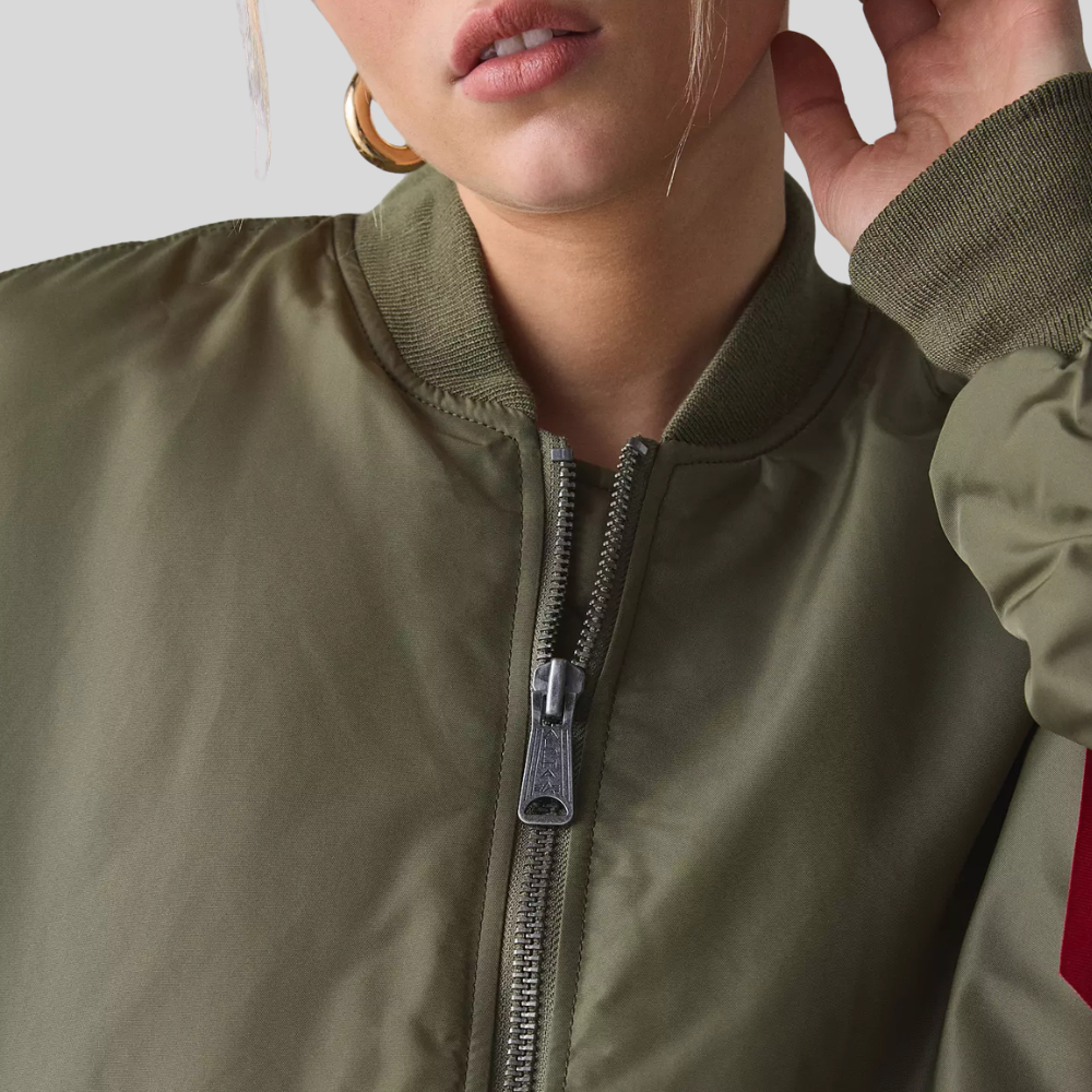 Бомбер Alpha Industries MA-1 Oxford Logo OG-107 Green (Зеленый)