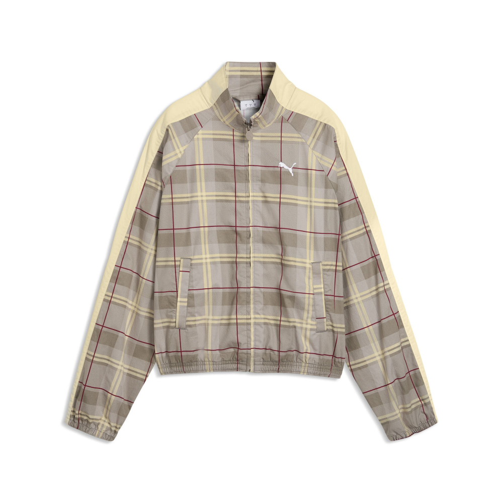 Ветровка женская PUMA T7 Relaxed Tartan Woven Jacket