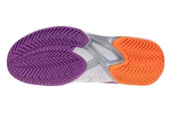 Женские теннисные кроссовки Mizuno Wave Exceed Court AC - white/dahlia/lava orange