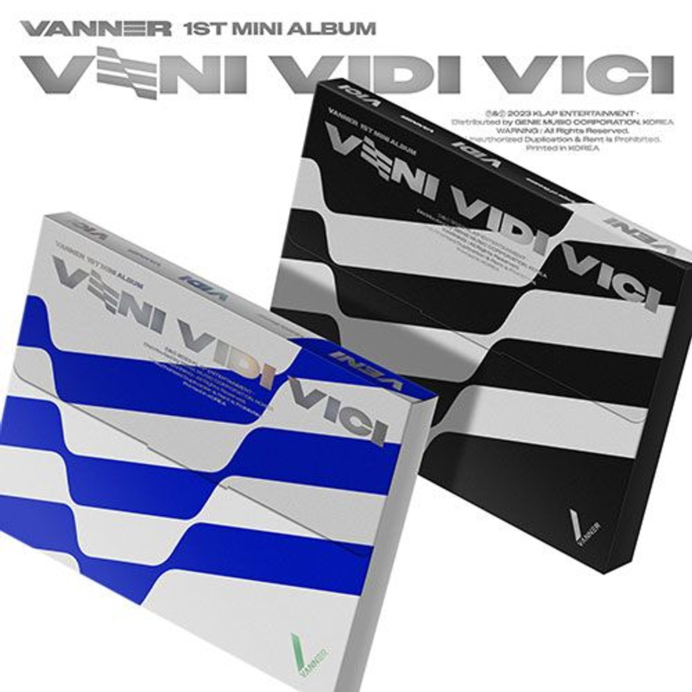 Альбом VANNER - VENI VIDI VICI 1st Mini Album 2 Version SET