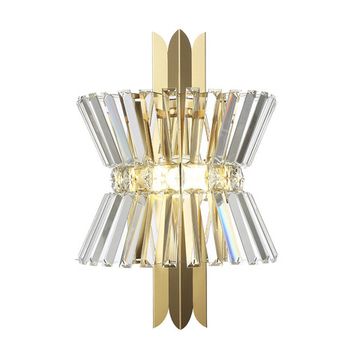 Бра 2*E14 LH41029 латунь/прозрачный High Light Crystal Ambrella