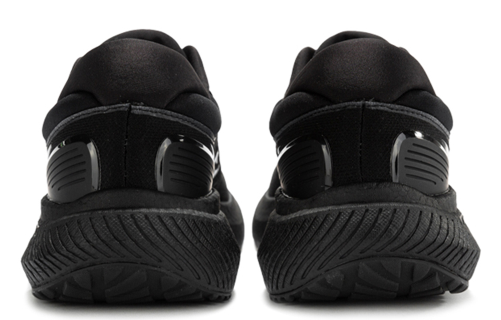 Saucony Surge 1 Comfortable Fabric Slip Resistant Cushioning Abrasion Resistant Low top Running Shoes Unisex Black