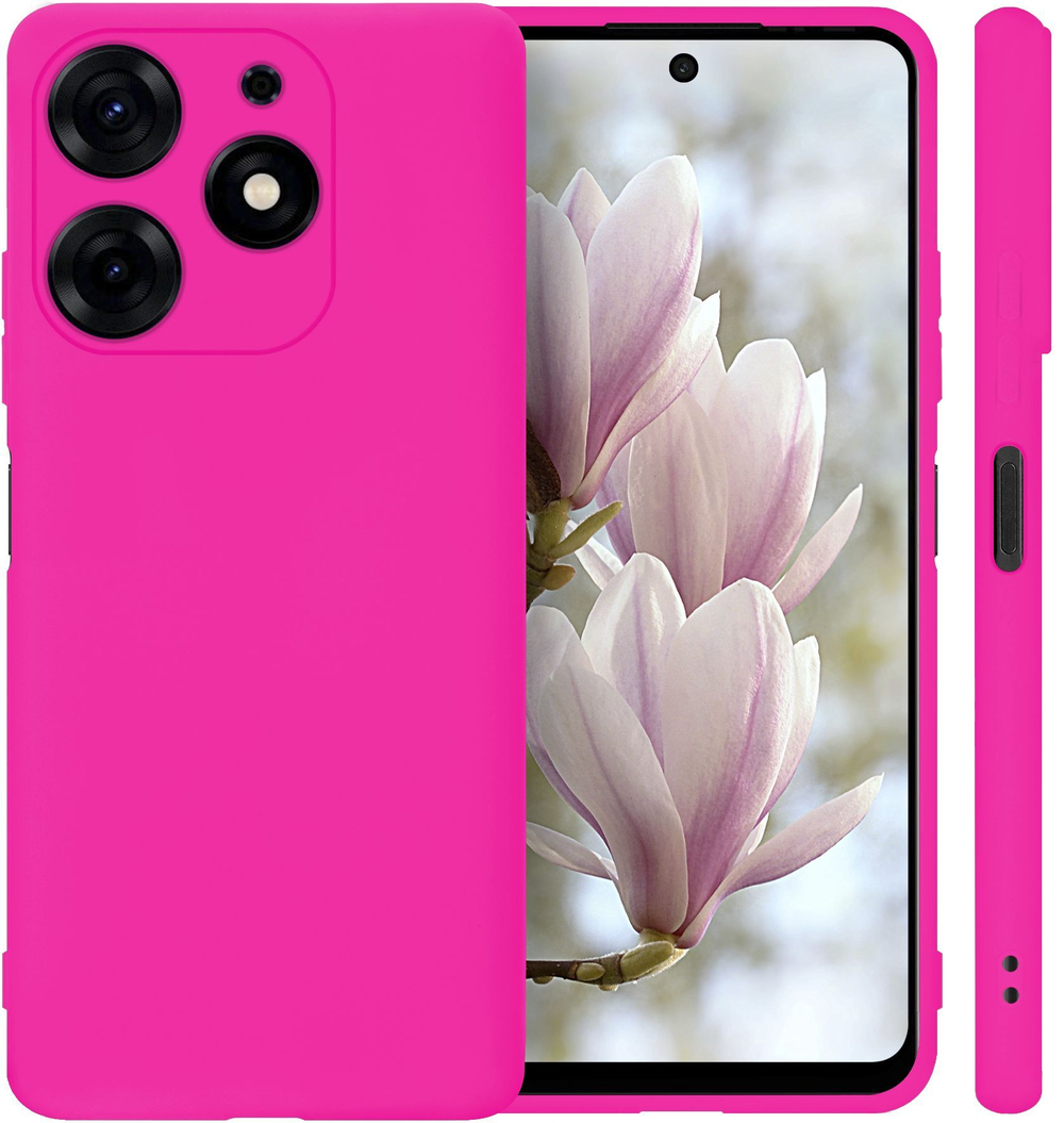 Мягкий Soft Touch чехол из силикона для TECNO SPARK 10 PRO с бархатной подкладкой
