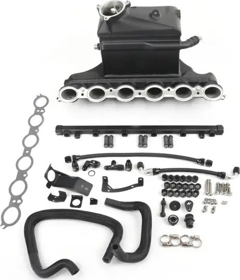 Впускной коллектор-интеркулер Mishimoto BMW M2/M3/M4 G8x X3M/X4M F9x S58 Performance Intercooler - Black