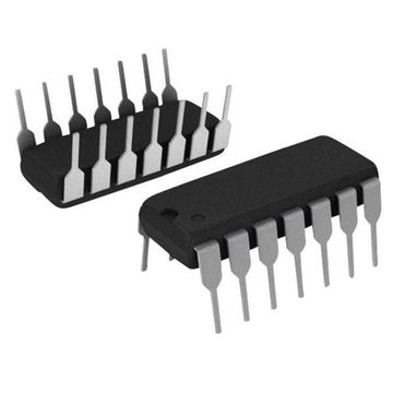 Микросхема логики SN74AC04N / DIP14