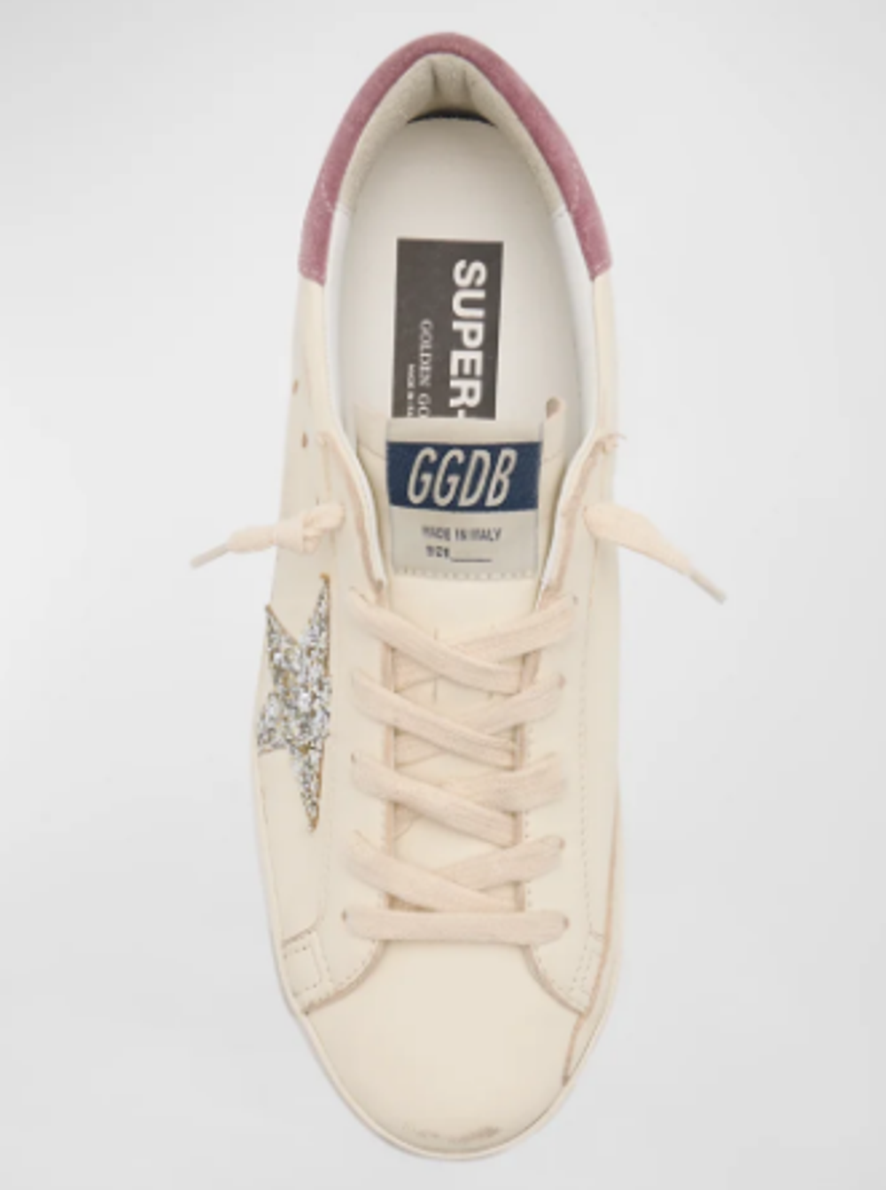 Женские кеды Superstar Glitter Leather Low-Top Sneakers