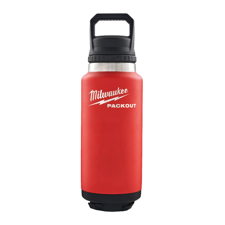 Новинка! Термос красный MILWAUKEE PACKOUT CHUG LID 1065 мл 4932493467