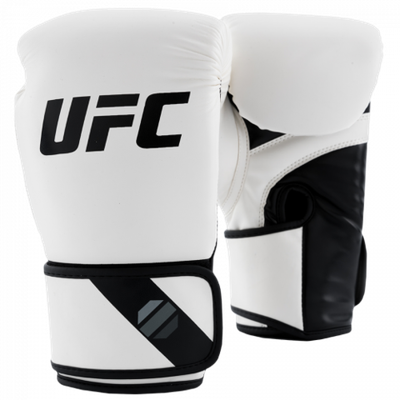 UFC Pro Fitness Перчатки тренировочные для спарринга белые - 12 Oz