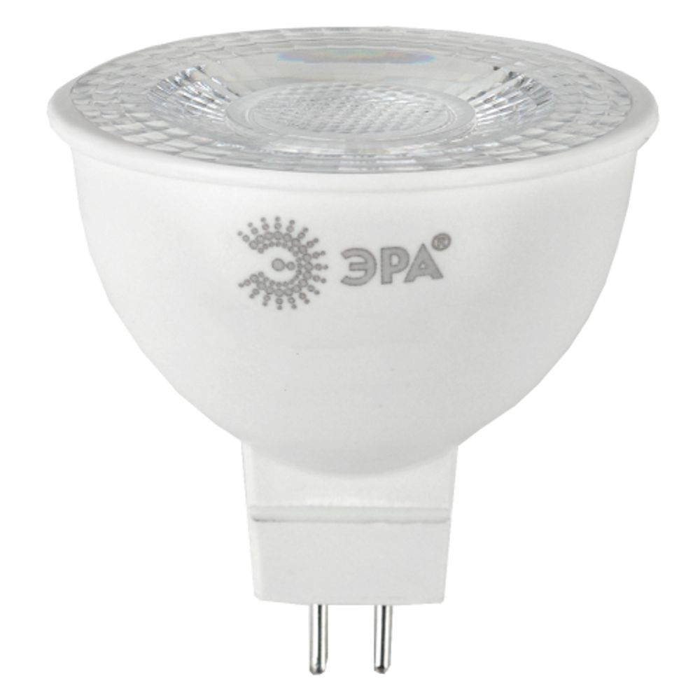Лампа светодиодная ЭРА STD LED Lense MR16-8W-860-GU5.3 8Вт линзованная софит холодный белый свет GU5.3 | Софиты линзованные (MR) STD