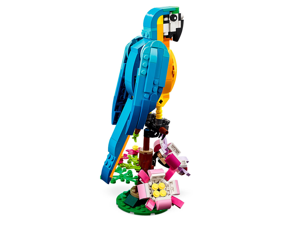 Конструктор Лего Креатор Экзотический попугай | LEGO Creator Exotic Parrot коллекционный набор, 31136, 253 детали (7+)