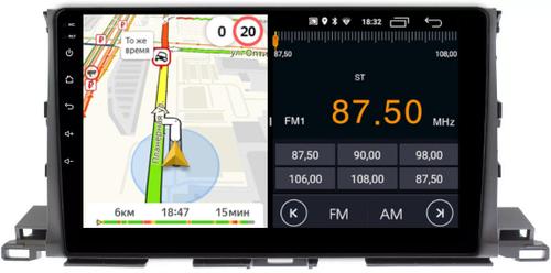 Магнитола для Toyota Highlander 3 2014-2020 - Parafar PF467LUX2FHD на Android 13, CarPlay, 4G SIM-слот