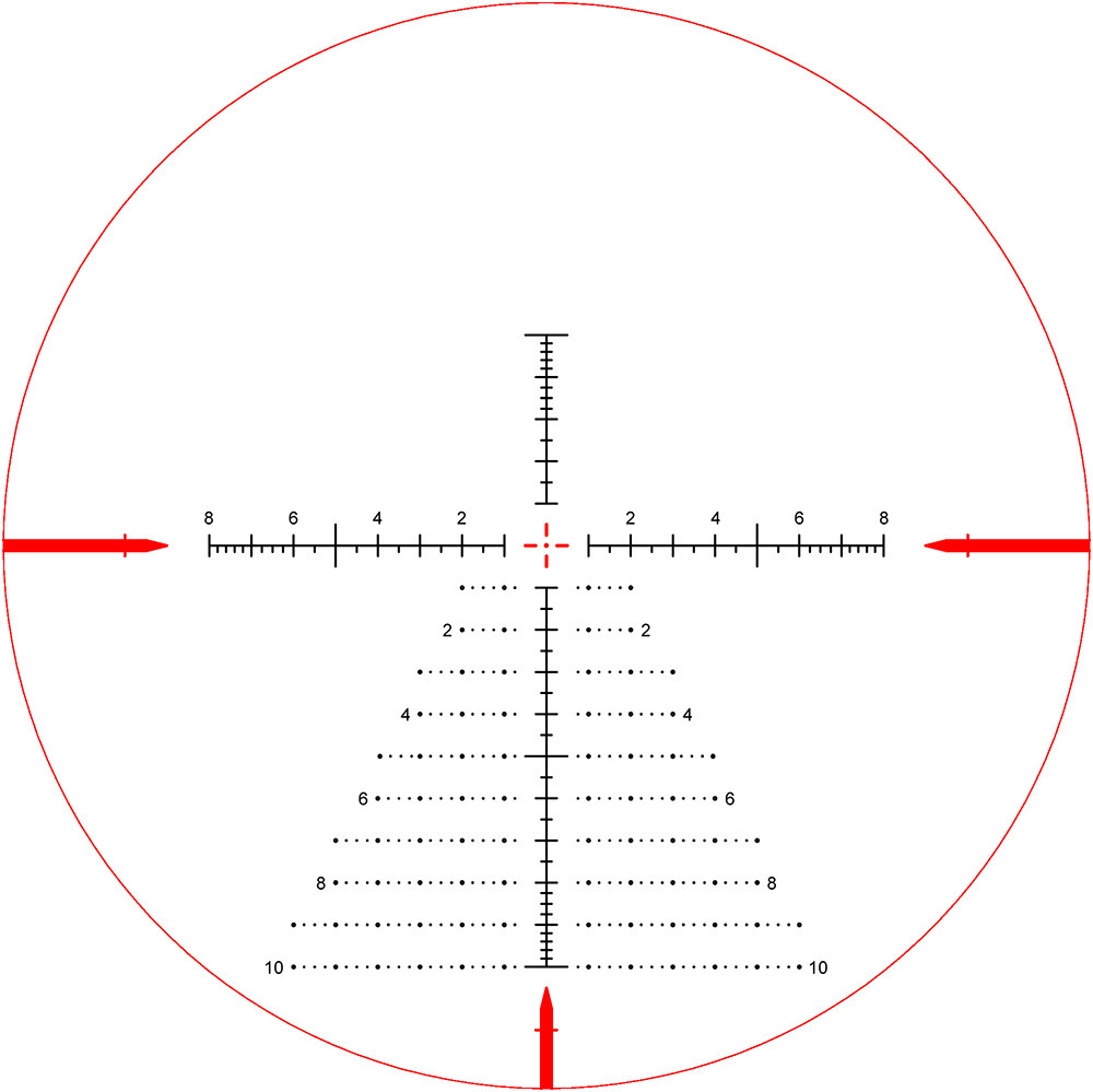 Тактический прицел KECK Optics PRECISION 5-25X56FFPIR Tube 34мм