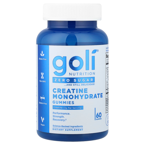 Goli Nutrition, Жевательные мармеладки с моногидратом креатина, 60 жевательных таблеток