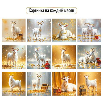 Календарь на скрепке 290х290 2027 "Символ года" 10299 (Квадра)