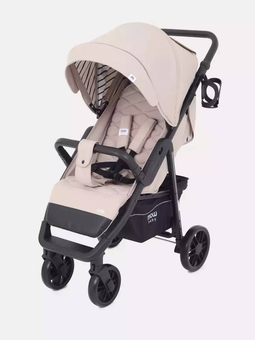 Коляска детская MOWBaby "RIDE" RA082 Beige