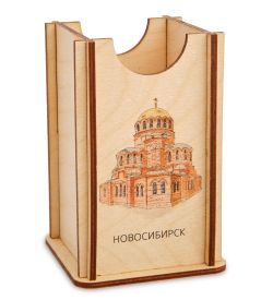 Народные промыслы МТ- 009/08 Карандашница «Новосибирск»