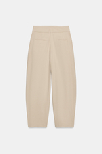 БРЮКИ CARROT FIT С ЗАЩИПАМИ — ZARA