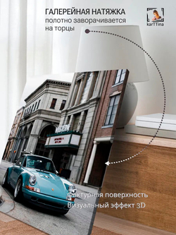 Картина "AMG Руль", на стену для интерьера 50х70см 1шт.