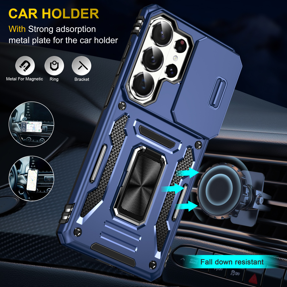 Чехол Safe Case с кольцом и защитой камеры для Samsung Galaxy S26 Ultra