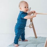 Боди с коротким рукавом "Индиго" 0+