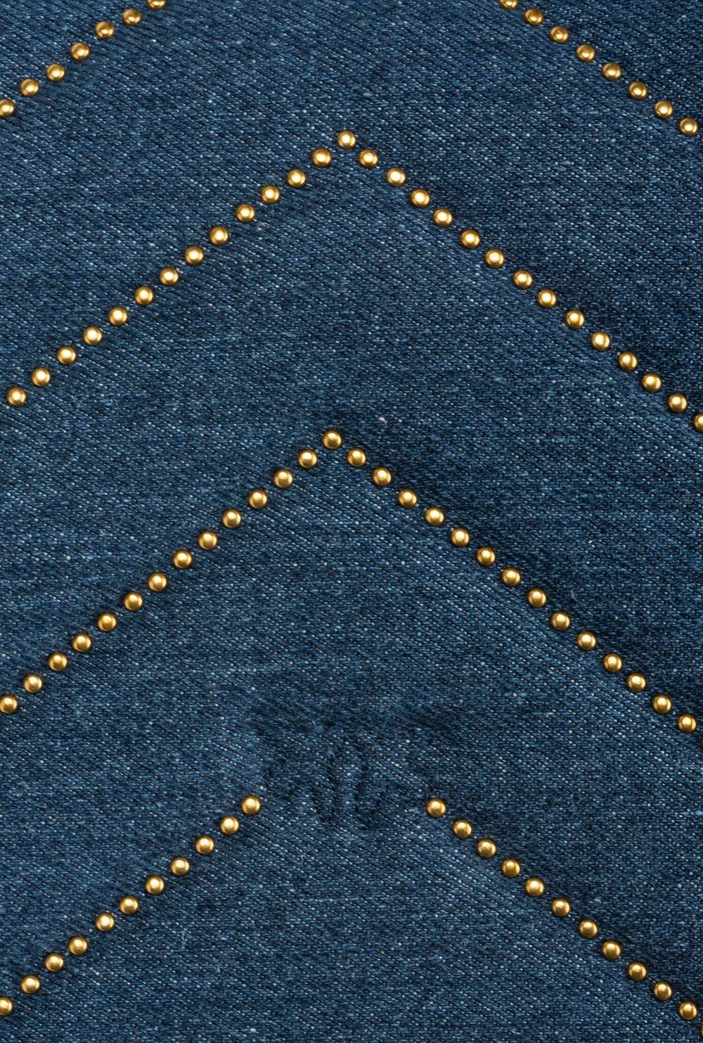 CLASSIC LOVE BAG CLICK DENIM WITH STUDS - denim