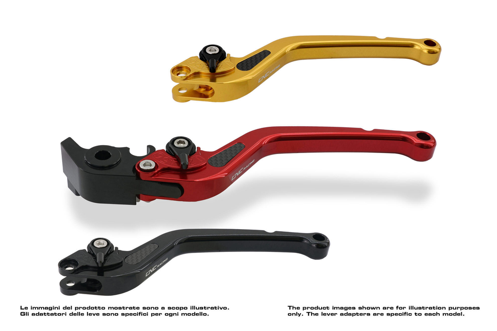 LBL04-LCL12 CNC RACING LONG BRAKE/CLUTCH LEVERS