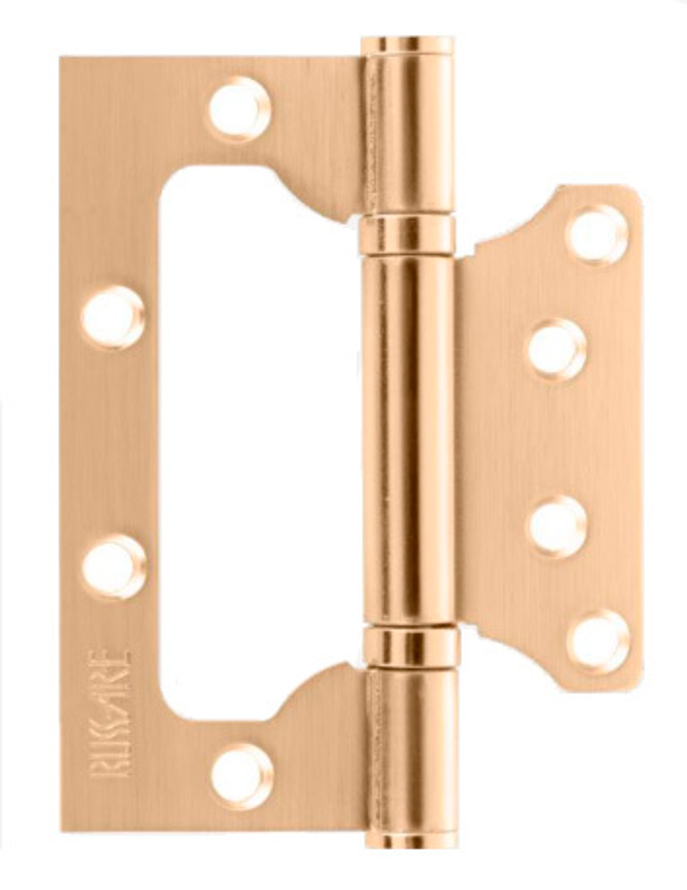 Петля накладная BUSSARE B020-U 100x75x2.5-2BB-1WG валийское золото