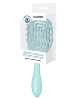 [Solomeya] Расческа для сухих и влажных волос АРОМАТ ЖАСМИНА Wet Detangler Brush Oval Jasmine, 1шт