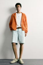 КУРТКА-РУБАШКА СВОБОДНОГО КРОЯ ИЗ СЕТЧАТОЙ ТКАНИ — ZARA