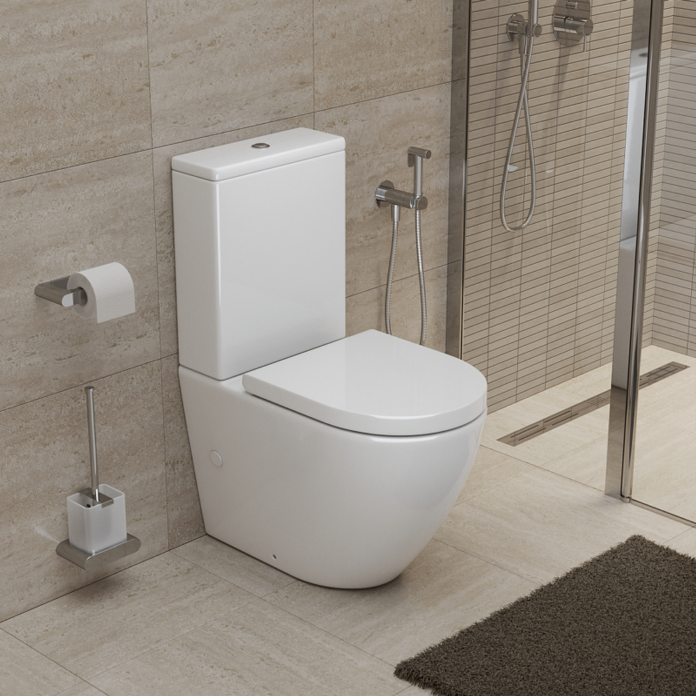 Унитаз компакт BelBagno Sfera-Tor BB2141CP-TOR без бачка и сиденья
