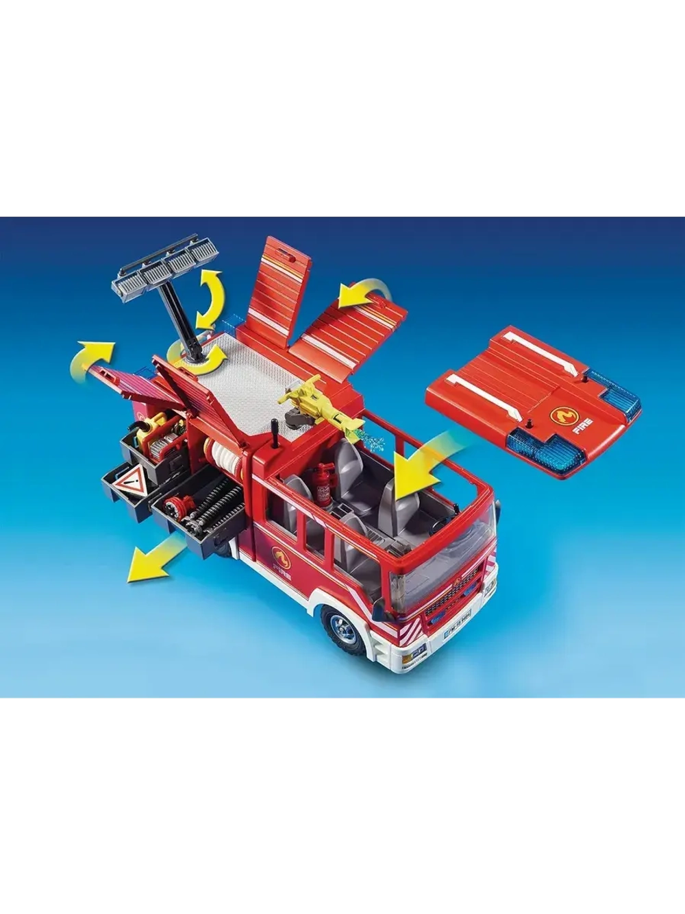 Набор Городская пожарная машина Playmobil 9464 свет, звук